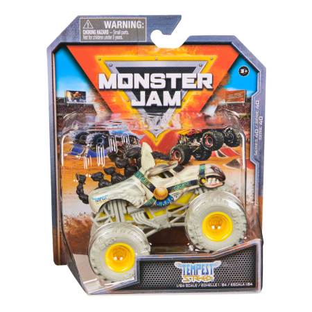 Mașinuțe, Motociclete, Elicoptere, Avioane - MONSTER JAM MASINUTA METALICA TEMPEST STEED SCARA 1 LA 64
