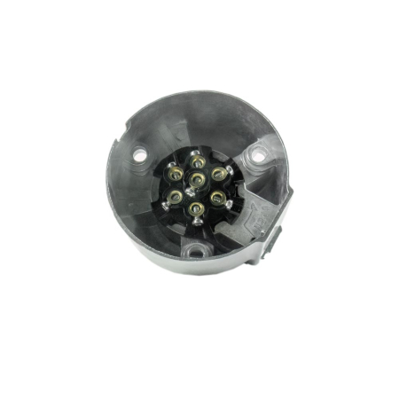Mufa metalica  7 pin 12 V (priză) Carguard pentru remorcă sau trailer [2]
