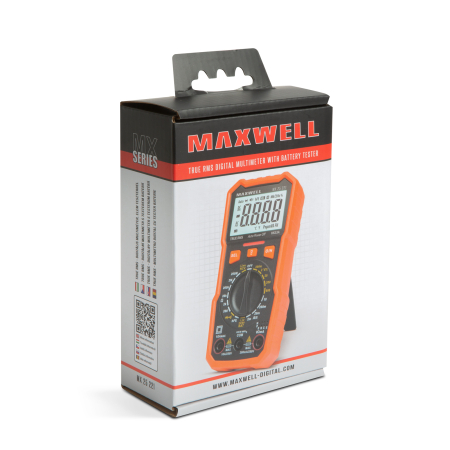 Multimetru digital  Maxwell MX25221cu tester baterie + functie lumina de lucru [3]
