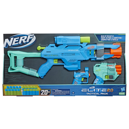 Pistoale și arme de jucărie - NERF SET 3 BLASTERE ELITE 2.0 TACTICAL PACK