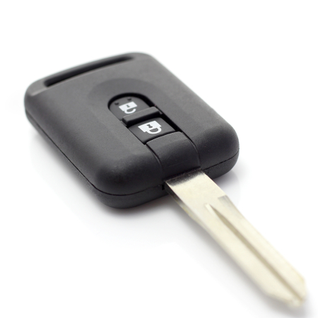Nissan - carcasa cheie 2 butoane, (model dreptunghiular) [4]
