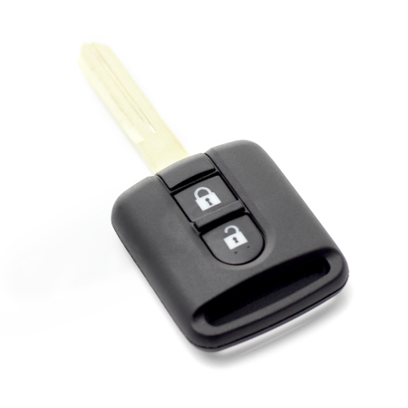 Nissan - Carcasa cheie 2 butoane (model patrat) [5]