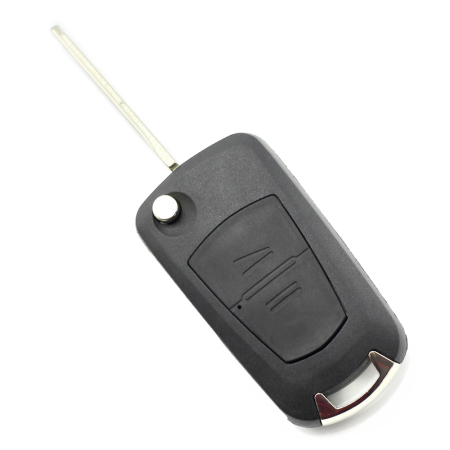  Opel  - Opel - Carcasa tip cheie briceag cu 2 butoane, lama pe stanga