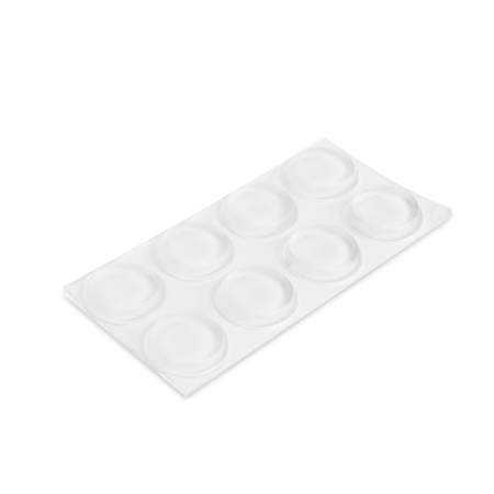 Opritor pentru uși - autoadeziv, transparent - 18 mm - 8 buc / pachet [1]