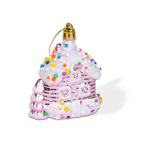 Ornament pentru brad - casă - 8 x 6 x 4 cm [2]