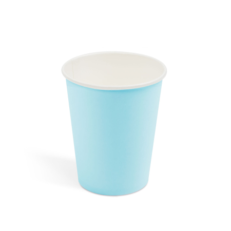 Pahare albastre de hârtie - 250 ml - 12 buc [1]