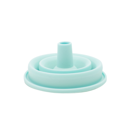 Pâlnie din silicon - albastră - 10 x 8 cm [1]