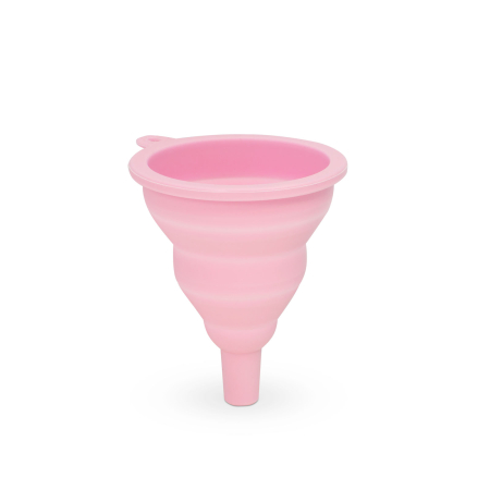 Articole pentru casă - Pâlnie din silicon - roz - 10 x 8 cm