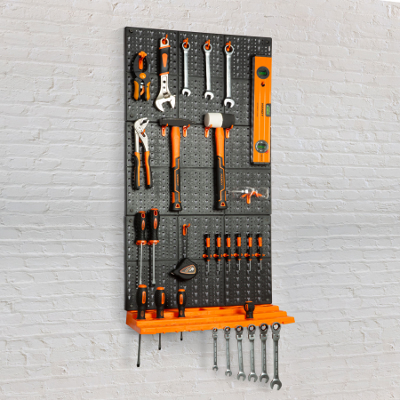 Organizatoare - Panou organizator de scule, de perete, 50 x 33 cm