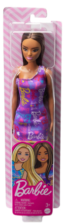 Universul Copiilor - PAPUSA BARBIE SATENA CU ROCHITA MOV