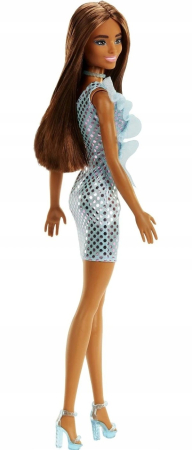 PAPUSA BARBIE TINUTE STRALUCITOARE SATENA CU ROCHITA BLUE [2]