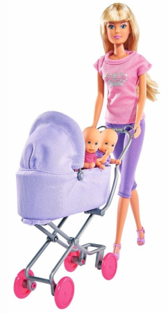 PAPUSA STEFFI IN PANTALONI CU CARUCIOR SI GEMENI [1]