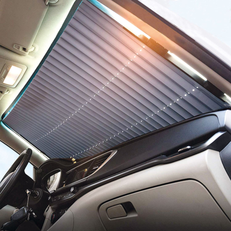 Parasolar auto retractabil 150 x 70 x 6 cm [1]