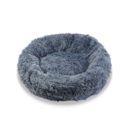 Îngrijire animale - Pat pentru câini - rotund - marimea "M" - 60 cm - gri