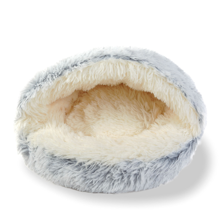 Îngrijire animale - Pat pentru pisici - rotund - 50 cm - gri