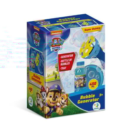 Patrula cățelușilor - PATRULA CATELUSILOR SET DE BALOANE DE SAPUN CU GENERATOR 450ML