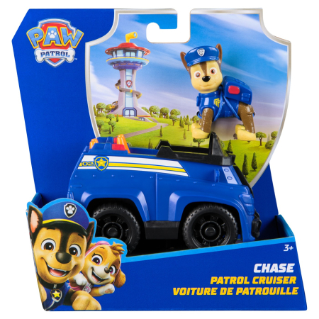 Patrula cățelușilor - PATRULA CATELUSILOR SET VEHICUL DE BAZA PATROL CRUISER SI FIGURINA CHASE
