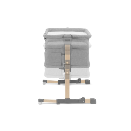 PATUT BEBE, KINDERKRAFT NESTE GROW, GRI DESCHIS LEMN [2]