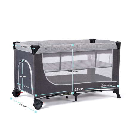 PATUT DE CALATORIE KINDERKRAFT LEODY, GREY [2]