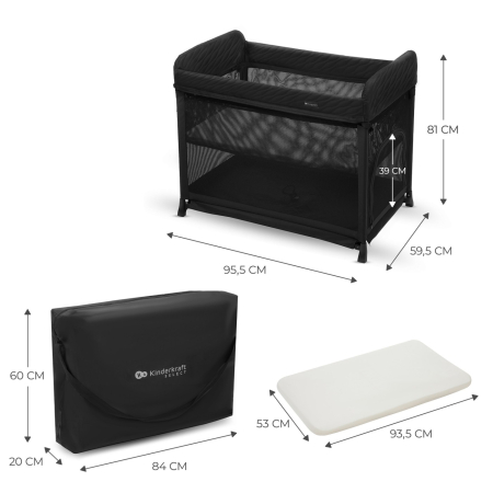PATUT DE CALATORIE KINDERKRAFT MOON DREAM, BLACK [10]