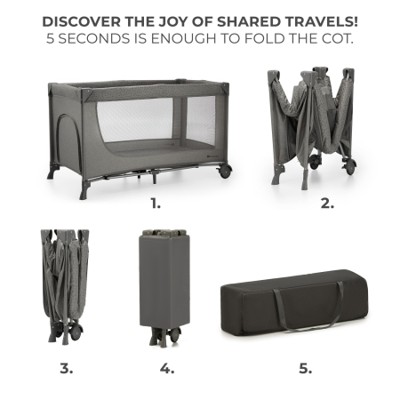 PATUT TRAVEL KINDERKRAFT JOY2, FARA ACCESORII, DARK GREY [2]