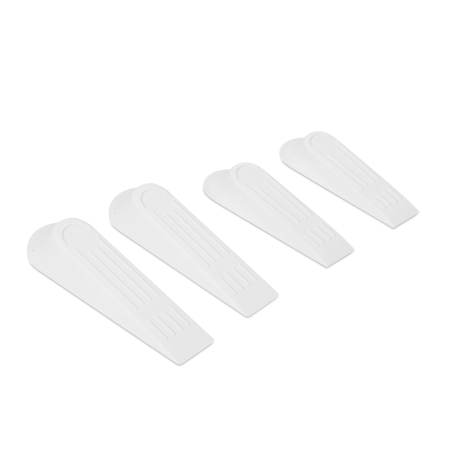 Pene pentru blocarea ușilor - plastic, albe - 4 buc / pachet [1]