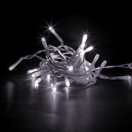Perdea luminoasă - 100 LEDuri - albă - IP44 - 2,2 m - 8 programe [2]