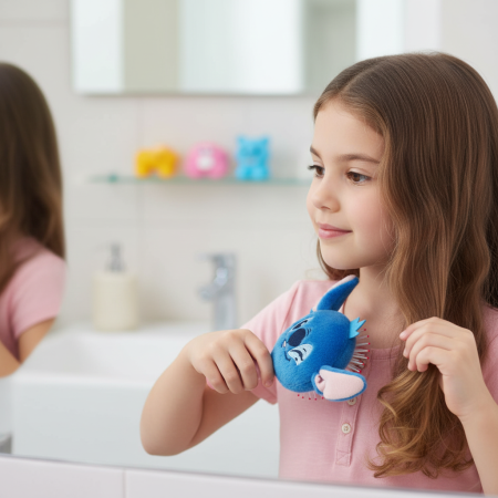 Perie de păr pentru copii Disney Lilo & Stitch Wink din pluș, 13 cm [1]