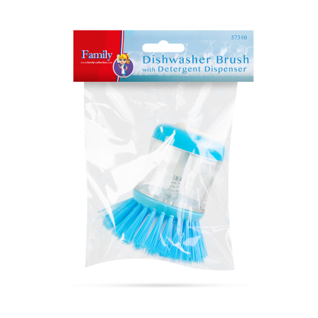 Perie pt. vase cu dozator detergent – albastru [1]