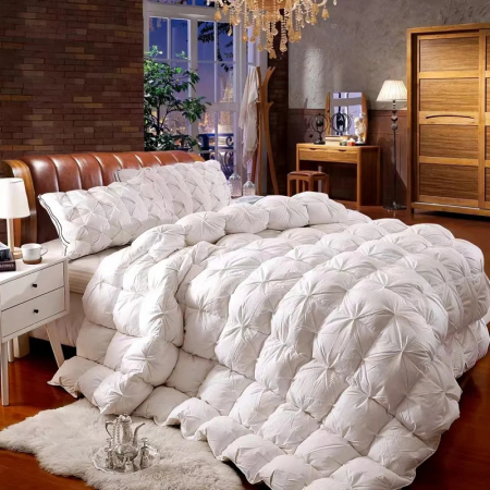 Textile pentru casă - Pilotă casetată puf gâscă luxury