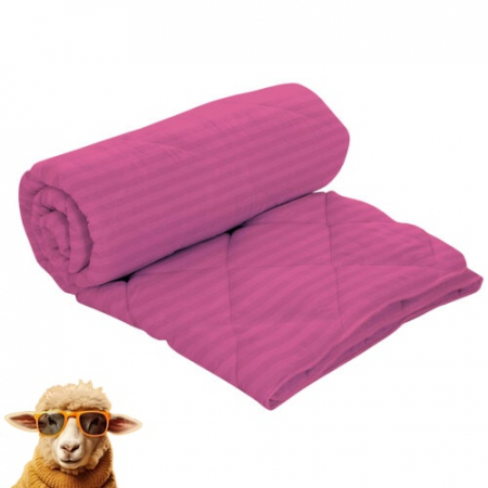 Textile pentru casă - PILOTĂ DAMASC-POLICOTON (LILA)