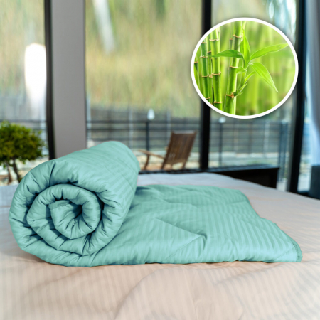 Textile pentru casă - PILOTĂ MATLASATĂ BAMBUS – DE VARĂ – MINT