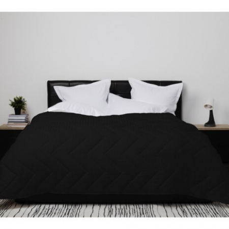 Textile pentru casă - Pilotă matlasată lână damasc 100% natural - de vară - verde petrol
