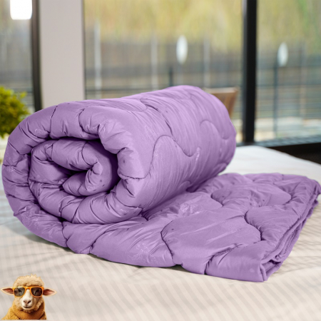 Textile pentru casă -  PILOTĂ MATLASATĂ LÂNĂ -MOV