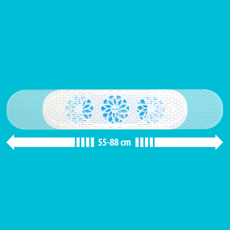 Placă deflectoare din plastic pentru aer condiționat - 55–88 cm [4]