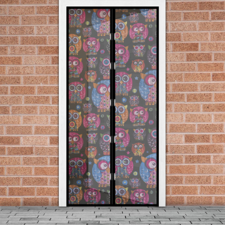 Combaterea dăunătorilor - Plasa tantari pt. usi - inchidere magnetica, 100x210 cm