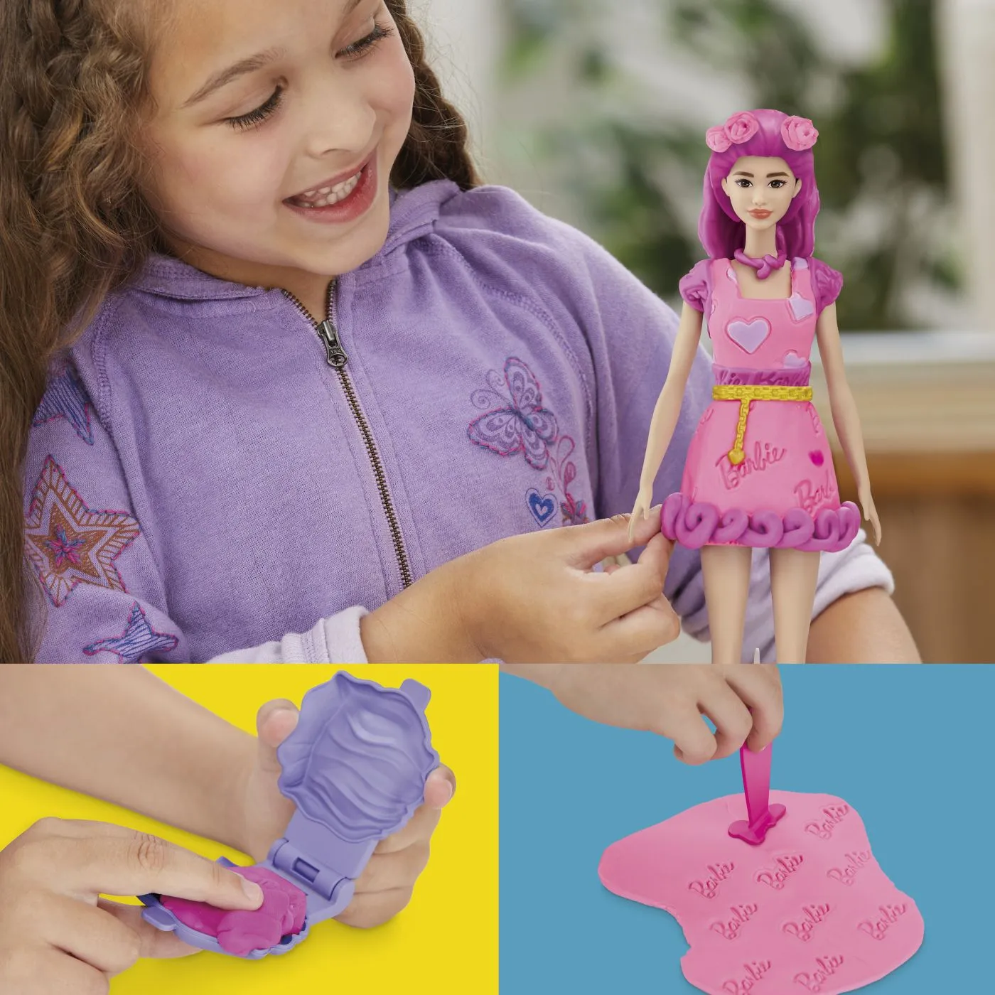 PLAY DOH BARBIE SET PLASTELINA INIMIOARE SI PAR [2]