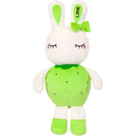 Jucării de pluș - PLUS IEPURAS CAPSUNA VERDE 30CM