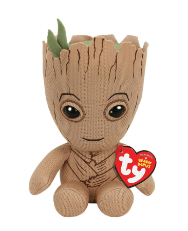 Groot - PLUS TY 15CM BEANIE BABIES MARVEL GROOT