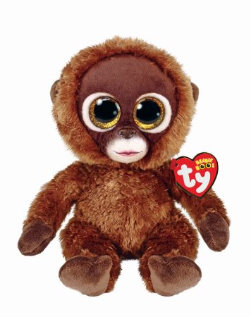 Jucării de pluș - PLUS TY 15CM BOOS CHESSIE MAIMUTA MARO