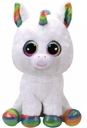 Jucării de pluș - PLUS TY 42CM BOOS PIXY UNICORN ALB