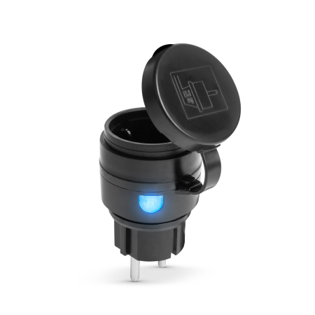 Priză inteligentă pentru exterior Wi-Fi - IPX4 - Amazon Alexa, Google Home, Siri, IFTTT [2]