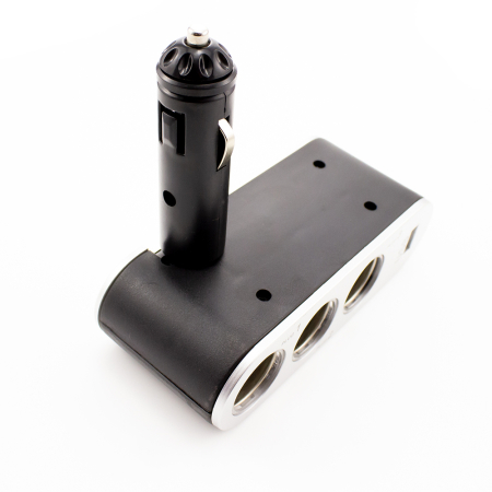 Priză triplă pentru brichetă auto + USB 1A - CARGUARD [3]