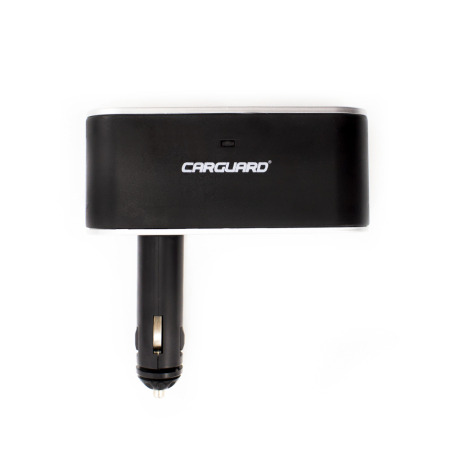 Accesorii diverse - Priză triplă pentru brichetă auto + USB 1A - CARGUARD