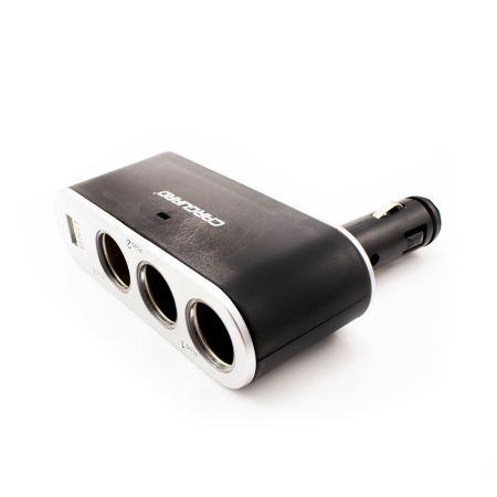 Priză triplă pentru brichetă auto + USB 1A - CARGUARD [2]