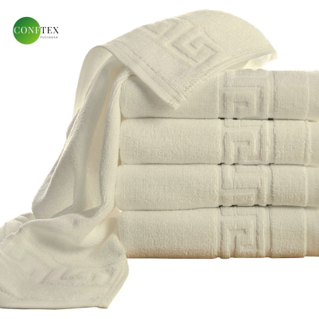 Prosoape - Prosop greek border (70x140cm) – 500g/m2 ,crem