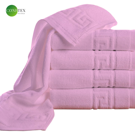 Prosoape - Prosop greek border (70x140cm) – 500g/m2 – lila