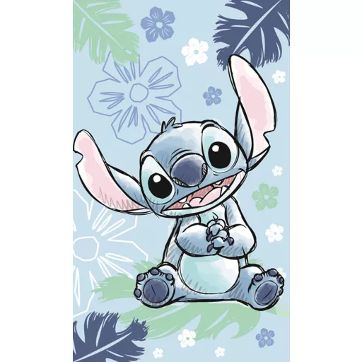 Lilo&Stitch - Prosop pentru copii Disney Lilo & Stitch Ohana Blue, 30x50 cm