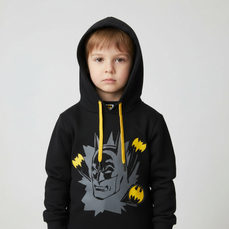 Pulover - Pulover pentru copii Batman, negru, 98/104 cm