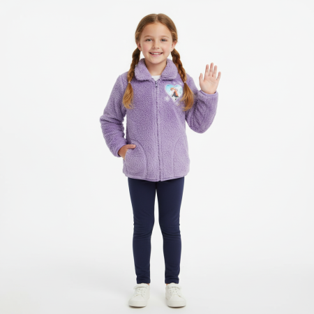 Pulover - Pulover pentru copii Disney Regatul de Gheață, mov, 110/116